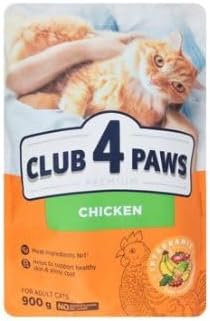 Cllub 4 Paws Premium Cat Food, Dry Form, 900g (pack of 900g, Chicken) from pets zone