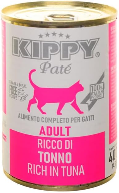 Kippy Pate with Tuna for Cats, 400 G - Pink