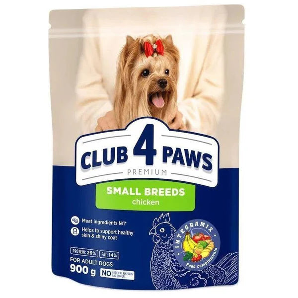 Club 4 Paws Dog Dry Food For Small Bread 900g