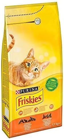 Purina Friskies Adult Cat Dry Food - Chicken - 1.7kg