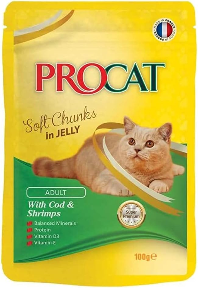 PROCAT Bro cat ccoli envelope with cod and shrimp flavor 100 g