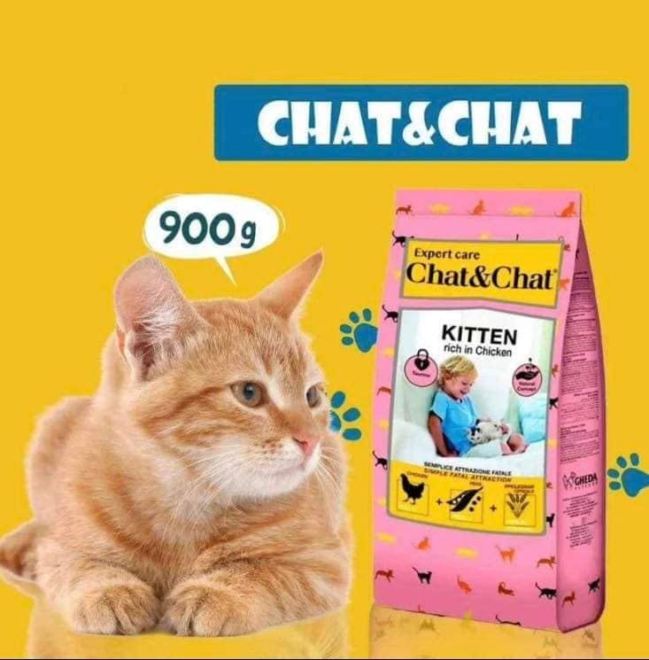 Chat&Chat Kitten Super Growth Formula – Dry Food, Rich in Chicken, 900g