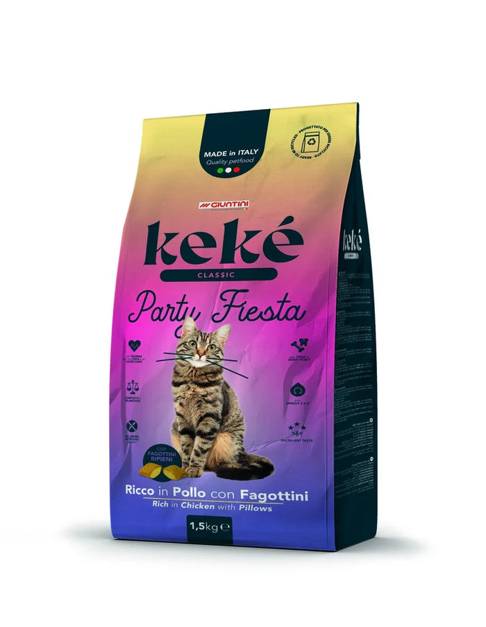 Keke Classic Party Fiesta Cat Dry Food (1.5KG)