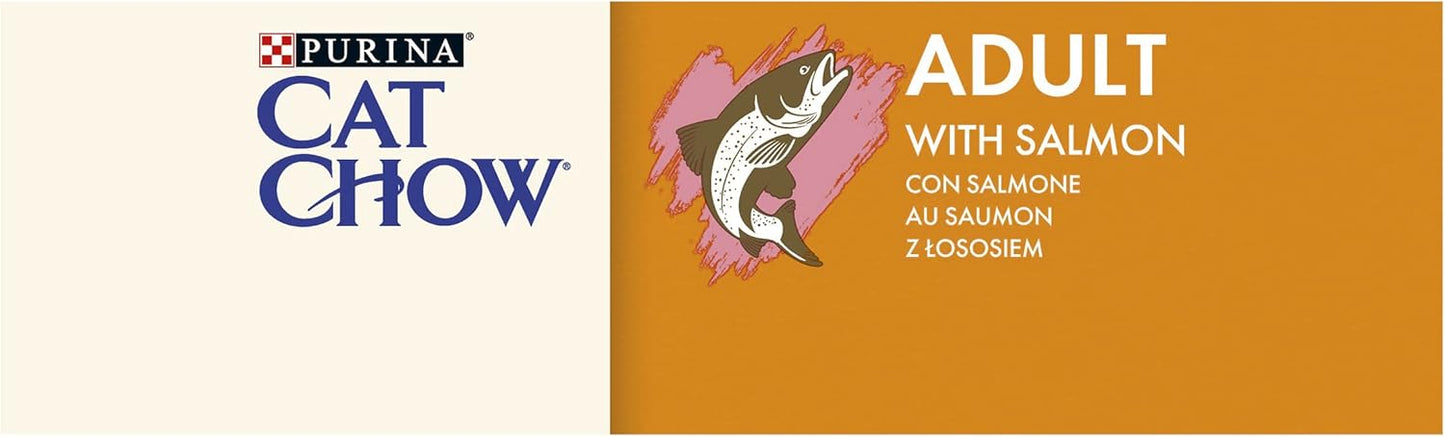 Purina cat chow adult with naturium rich in salmon dry cat food 1.5kg