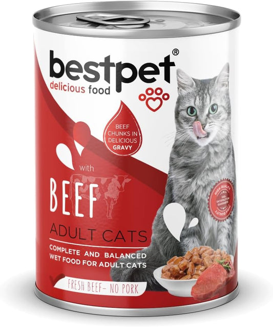 BESTPET ADULT CAT BEEF 400 GM